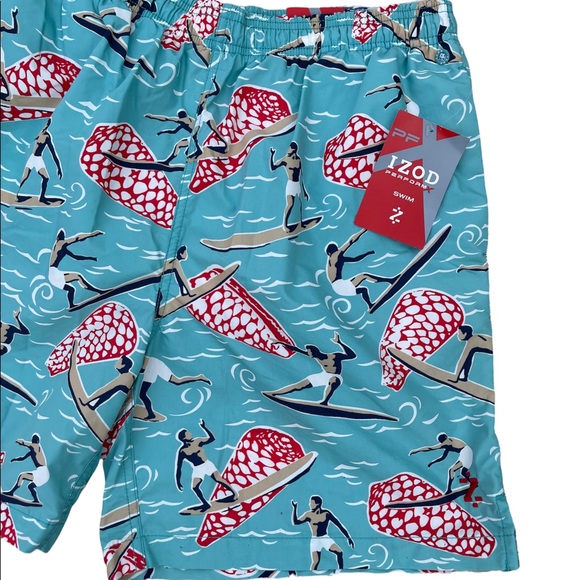 Vintage Izod PerformX Swim Trunks Size L - Picture 2 of 13